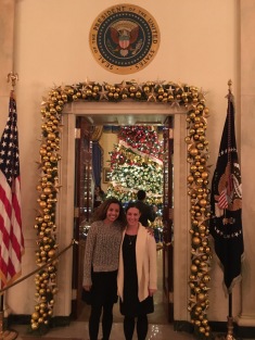 Me and a friend on the WH Holiday Tour