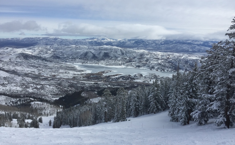 Eating and Skiing in Park City