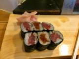 Daiwa Sushi - tuna and... salmon roe?