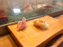 Shrimp at Daiwa Sushi in Tokyo